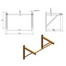 Wall Mounted Pull Up Bar – Heavy Duty Chin Up Station for Home Upper Body Training - ONLINE ONLY