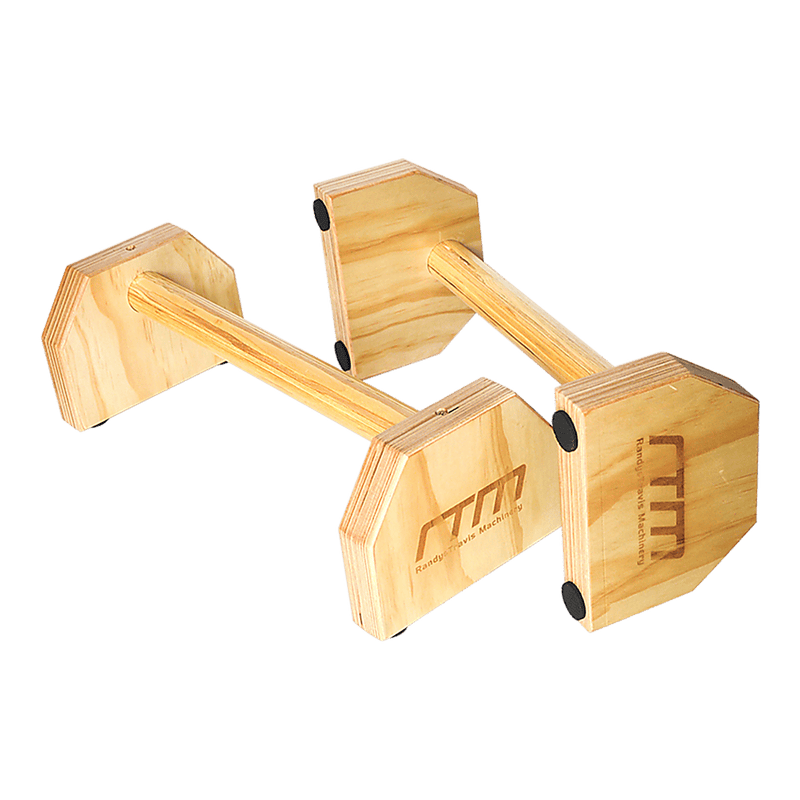 Wooden Parallette Bars Push Up & Dip Workouts [ONLINE ONLY]