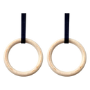 235mm Wooden Gymnastic Rings – Olympic Gym Strength Training & Fitness - ONLINE ONLY