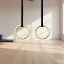 235mm Wooden Gymnastic Rings – Olympic Gym Strength Training & Fitness - ONLINE ONLY
