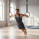 235mm Wooden Gymnastic Rings – Olympic Gym Strength Training & Fitness - ONLINE ONLY