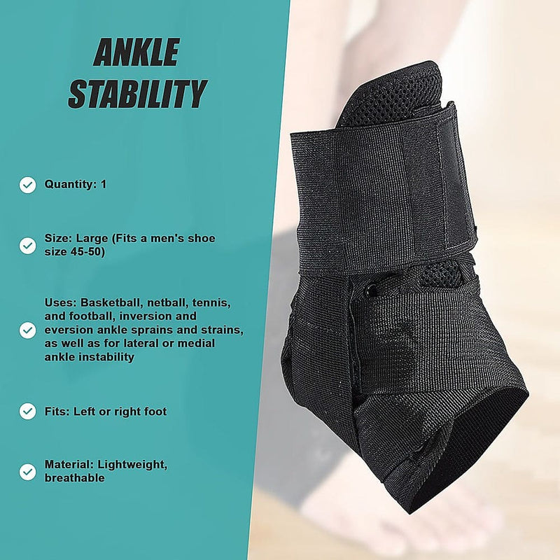 Ankle Brace Stabilizer - Ankle sprain & instability - LARGE [ONLINE ONLY]