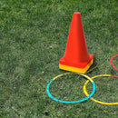 230mm Training Cones Set Witches Hat Football Soccer Rugby Traffic [ONLINE ONLY]