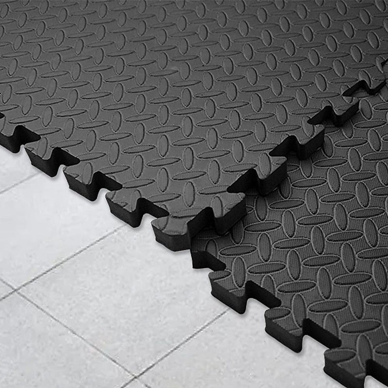 12 Tiles EVA Rubber Foam Gym Mat 60cm x 60cm 2.5cm Fitness Flooring [ONLINE ONLY]