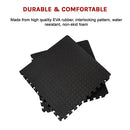 12 Tiles EVA Rubber Foam Gym Mat 60x60cm – 2.5cm Thick Fitness Flooring Set - ONLINE ONLY