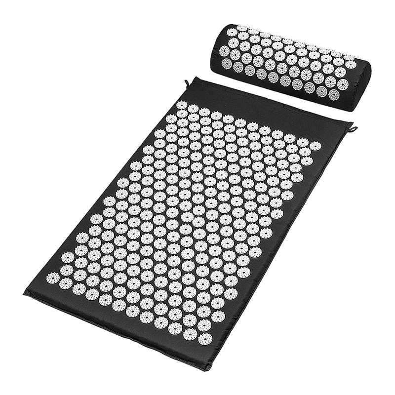 Massage Acupressure Yoga Mat With Pillow Sit Mats Cut Pain Stress Soreness [ONLINE ONLY]