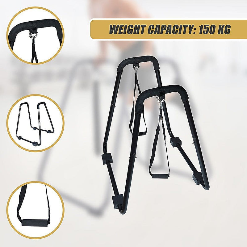 Heavy Duty Body Press Core Bars Push Up Home Gym Parallette Stand [ONLINE ONLY]