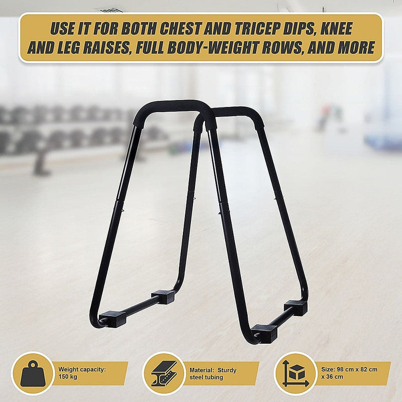 Heavy Duty Body Press Core Bars Push Up Home Gym Parallette Stand [ONLINE ONLY]