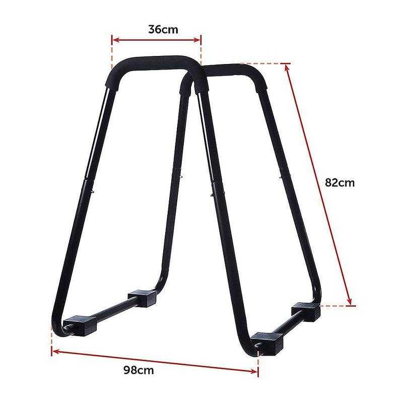 Heavy Duty Body Press Core Bars Push Up Home Gym Parallette Stand [ONLINE ONLY]