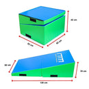 120x60x35cm Foldable Soft Incline Gymnastics Wedge Mat for Yoga & Balance Training - ONLINE ONLY