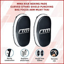 MMA Kick Boxing Pads Curved Strike Shield Muay Thai Punching Focus Pad - ONLINE ONLY
