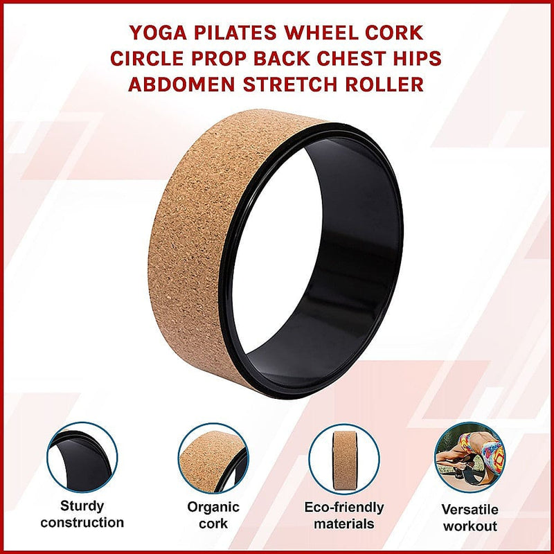 Yoga Pilates Wheel Cork Circle [ONLINE ONLY]