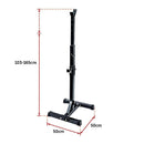 Adjustable Squat Rack Pair Steel Barbell Bench Press Stands Gym Home - ONLINE ONLY