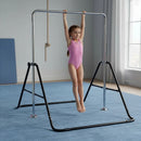 Kids Gymnastics Bars Training Horizontal Bar Monkey Kip Bar Black [ONLINE ONLY]