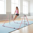 Kids Gymnastics Bars Training Horizontal Bar Monkey Kip Bar Pink [ONLINE ONLY]