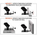 Landmine T Bar Row Platform 360 Degree Swivel for 1 & 2 Inch Bars Olympic - ONLINE ONLY