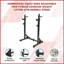 RT Squat Rack - Adjustable - ONLINE ONLY