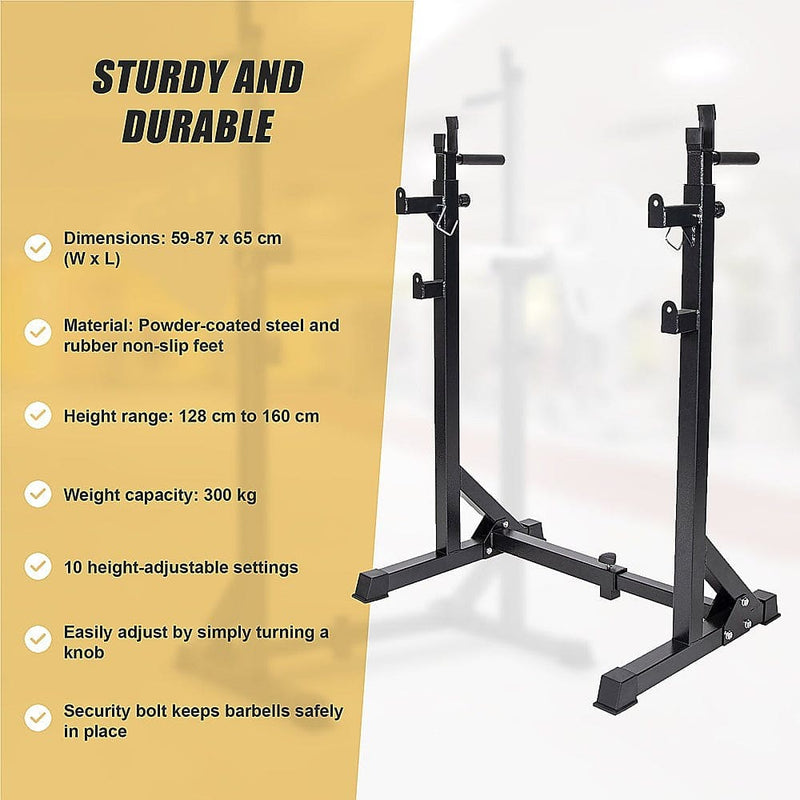 RT Squat Rack - Adjustable - AVAILABLE FOR IMMEDIATE DELIVERY