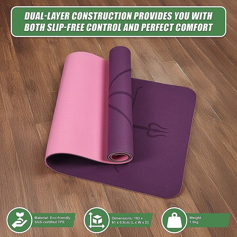 8mm TPE Yoga Mat [ONLINE ONLY]