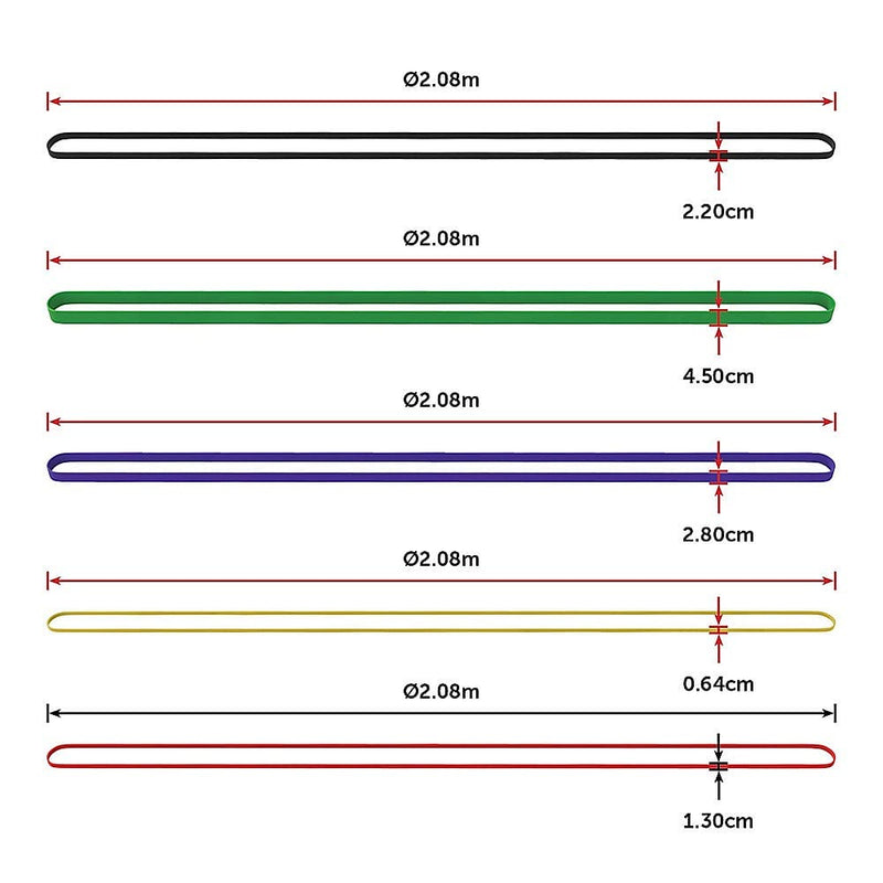 Resistance Band Loop Set of 5  [ONLINE ONLY]