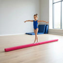 2.4m (8FT) Gymnastics Folding Balance Beam Pink [ONLINE ONLY]