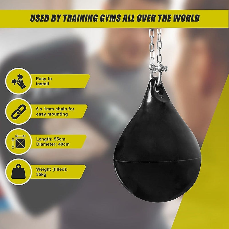 30L Water Punching Bag Aqua with D-Shackle and Chain [ONLINE ONLY]