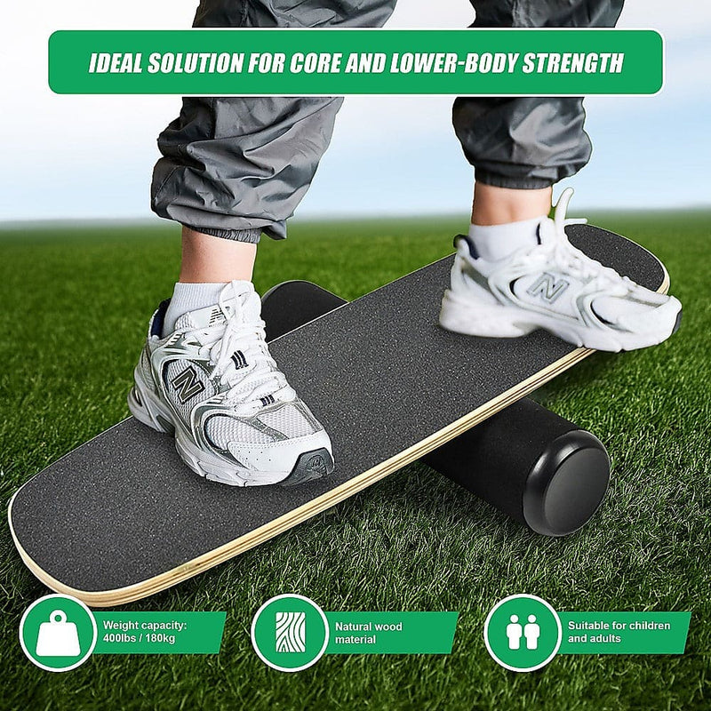 Balance Board Trainer with Stopper Wobble Roller (Online Only)