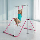 Kids Gymnastics Bars Training Horizontal Bar Monkey Kip Bar Pink [ONLINE ONLY]