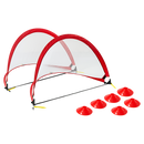 Portable Kids Soccer Goal Set with Cones - ONLINE ONLY