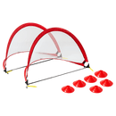 Portable Kids Soccer Goal Set with Cones - ONLINE ONLY