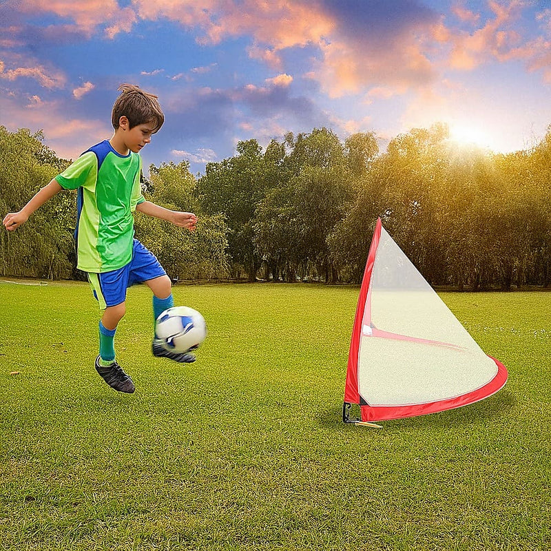 Portable Kids Soccer Goal Set with Cones - ONLINE ONLY