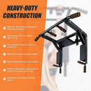 Heavy Duty Wall Mounted Power Station Pull Up Dip Knee Raise Bar - ONLINE ONLY