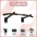 Heavy Duty Pull Up Bar Home Gym Chin Up Bar Wall Ceiling Mount - ONLINE ONLY
