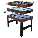 4FT 3-in-1 Games Foosball Soccer Hockey Pool Table - ONLINE ONLY