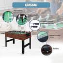4FT 3-in-1 Games Foosball Soccer Hockey Pool Table - ONLINE ONLY