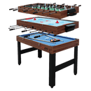 4FT 3-in-1 Games Foosball Soccer Hockey Pool Table - ONLINE ONLY