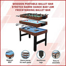 4FT 3-in-1 Games Foosball Soccer Hockey Pool Table - ONLINE ONLY