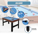 4FT 3-in-1 Games Foosball Soccer Hockey Pool Table - ONLINE ONLY