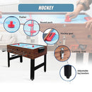 4FT 3-in-1 Games Foosball Soccer Hockey Pool Table - ONLINE ONLY