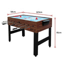 4FT 3-in-1 Games Foosball Soccer Hockey Pool Table - ONLINE ONLY