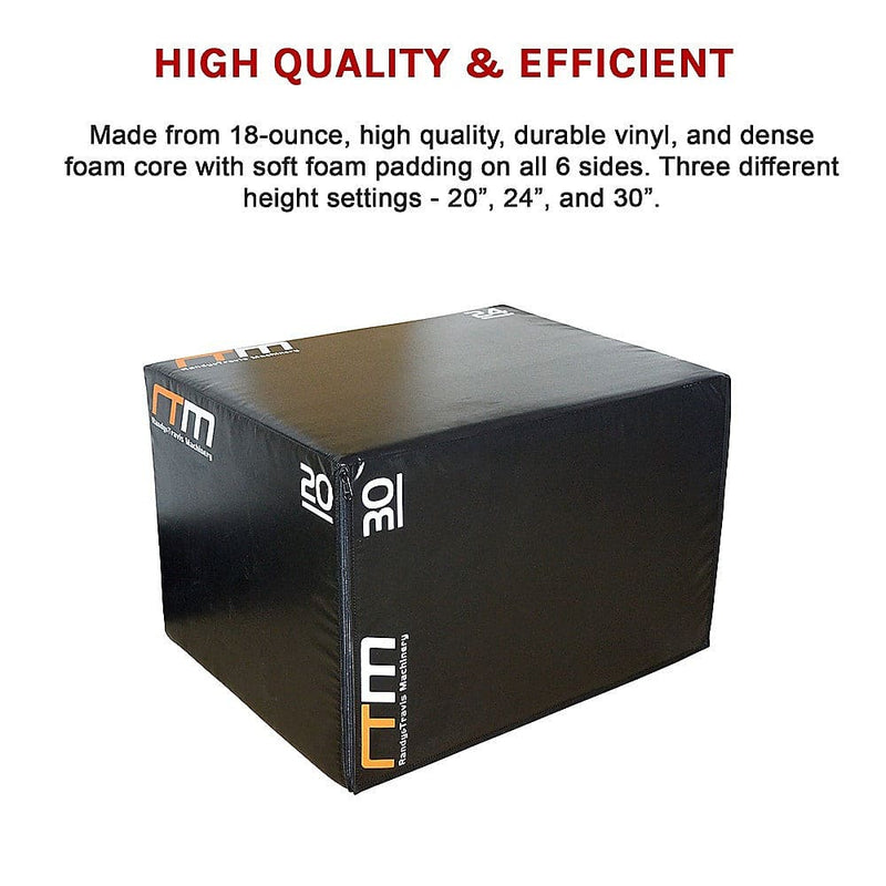 3 IN 1 Foam Plyo Games Plyometric Jump Box [ONLINE ONLY]