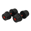 30kg Adjustable Rubber Dumbbell Set [ONLINE ONLY]