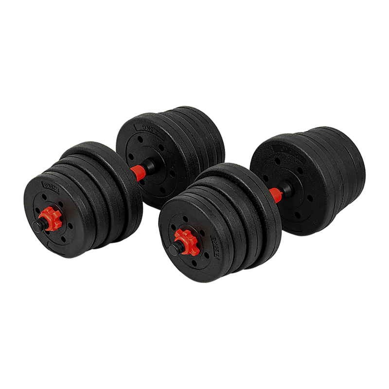 30kg Adjustable Rubber Dumbbell Set [ONLINE ONLY]