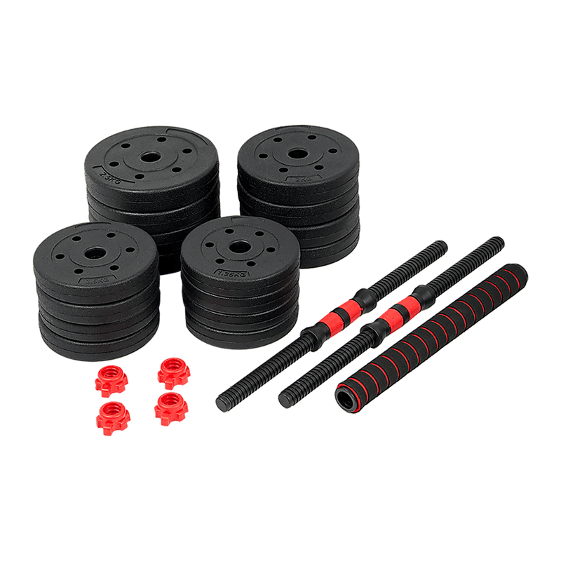 30kg Adjustable Rubber Dumbbell Set [ONLINE ONLY]