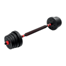 30kg Adjustable Rubber Dumbbell Set [ONLINE ONLY]