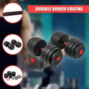 40kg Adjustable Rubber Dumbbell Set [ONLINE ONLY]