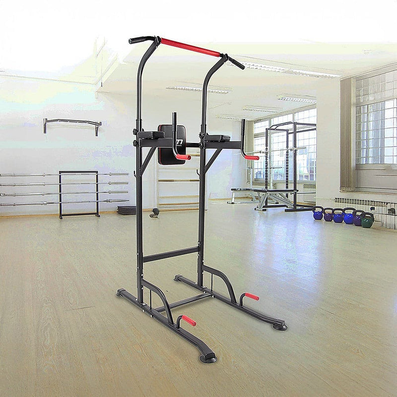 Power Tower Chin Up Bar Push Pull Up Knee Raise Weight Bench Gym Station [ONLINE ONLY]