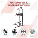 Power Tower Chin Up Bar Push Pull Up Knee Raise Weight Bench Gym Station [ONLINE ONLY]