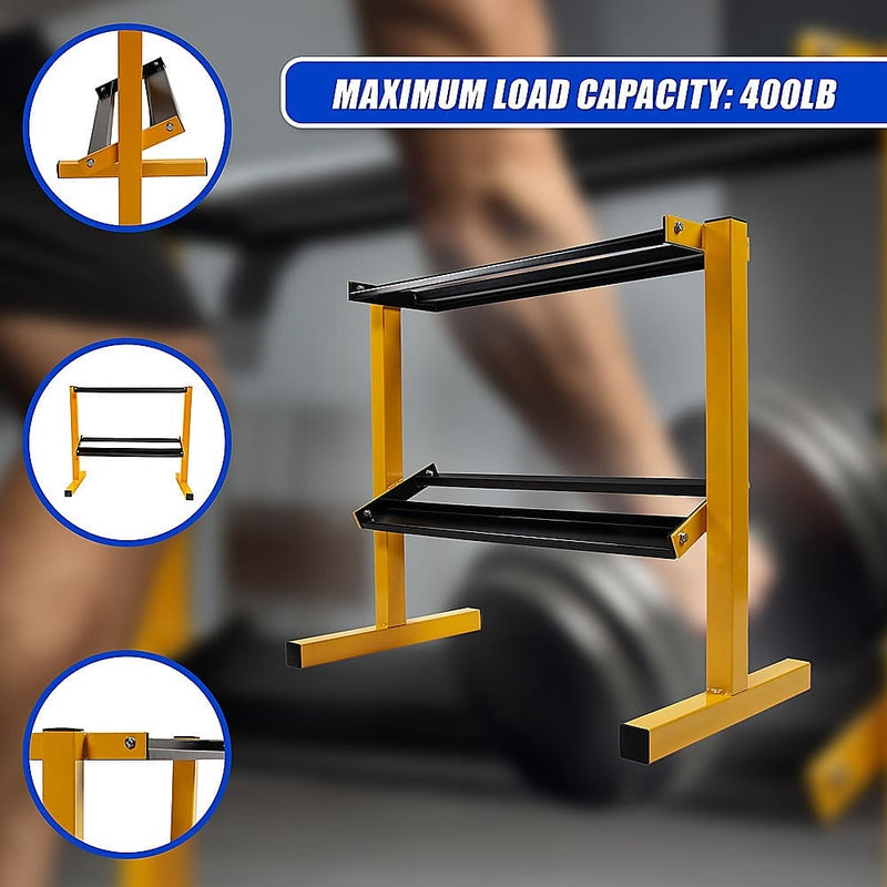 2 Tier Dumbbell Rack for Dumbbell Weights Storage [ONLINE ONLY]