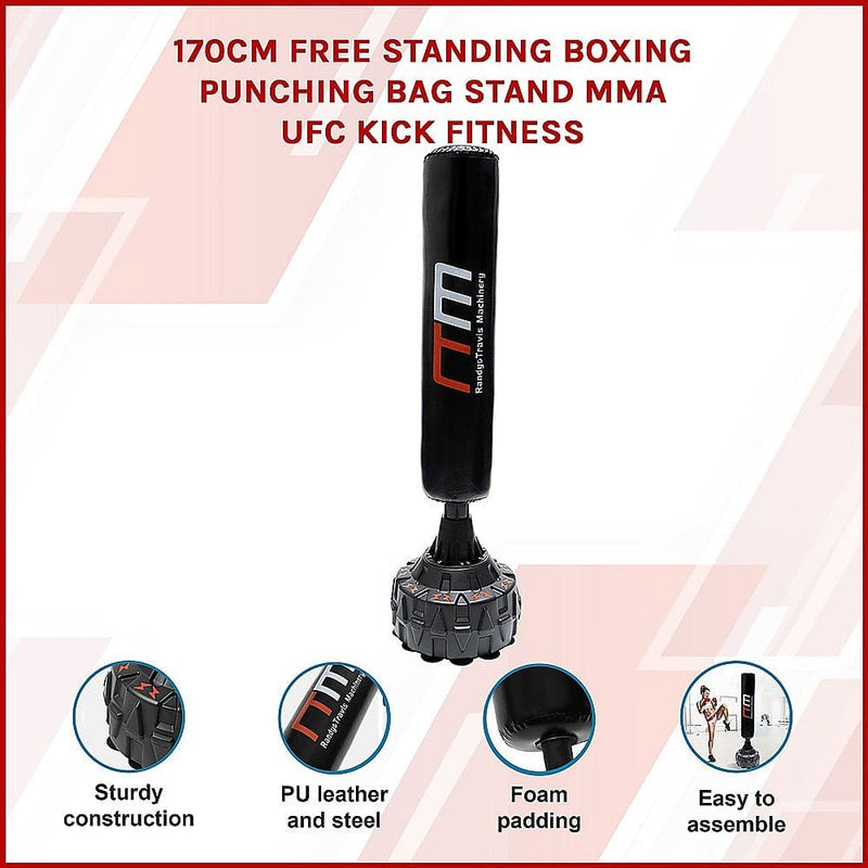 170cm Free Standing Boxing Punching Bag Stand MMA UFC Kick Fitness [ONLINE ONLY]